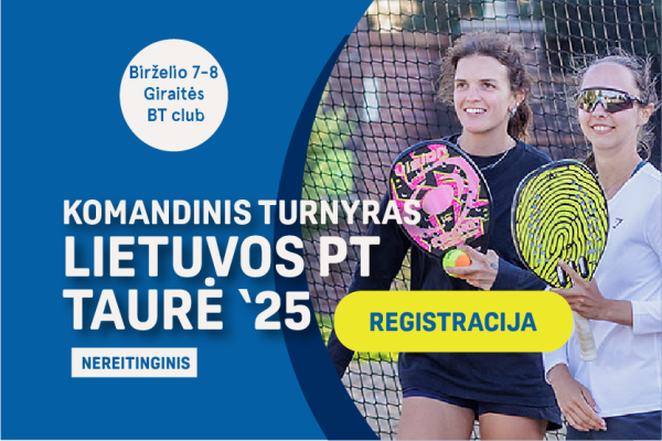 Dalyvaukite komandiniame turnyre "Lietuvos PT taurė '25"!