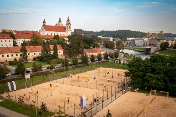 Lietuvos paplūdimio teniso čempionate nestigo atkaklių kovų ir staigmenų