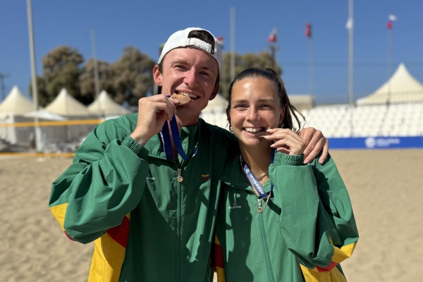 Gabija ir Andrius – bronzos medalių laimėtojai Europos paplūdimio teniso čempionate
