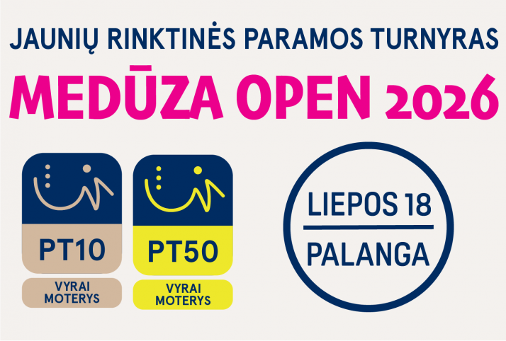 PARAMOS TURNYRAS "MEDŪZA OPEN '26"